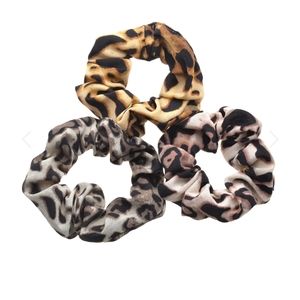 Noir scruchies pack of 3